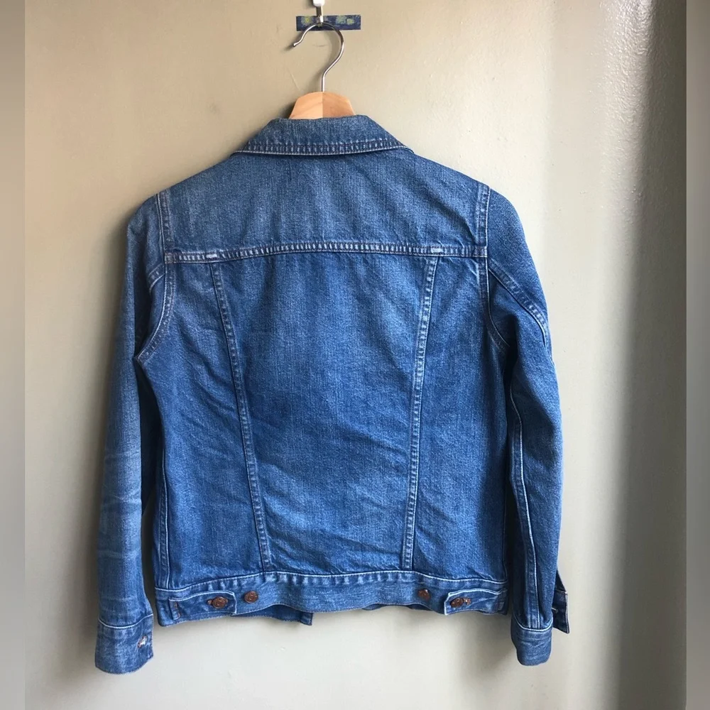 Madewell The Jean Jacket In Printer Wash Size: S - Picture 2 of 14